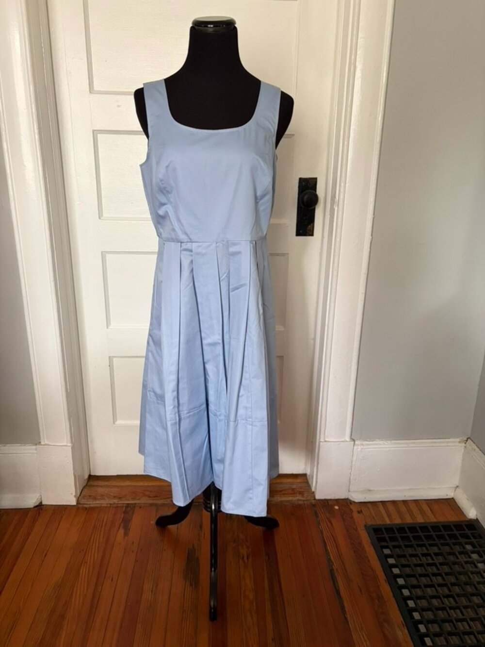 Vintage Royal Blue Ann Taylor Pretty Sleeveless Summer Dress NWT